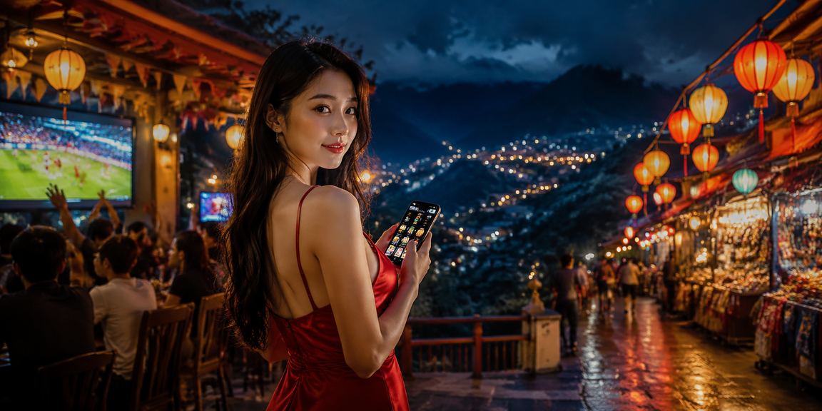 Chợ đêm Sa Pa gợi hình ảnh người dùng tra cứu đăng ký và an toàn tài khoản